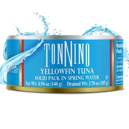 Product image of Tonnino Yellowfin Tuna Fish in Olive Oil Each 4.94 oz 4.94 oz Pack of 12