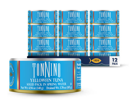 Product image of Tonnino Yellowfin Tuna Fish in Olive Oil Each 4.94 oz 4.94 oz Pack of 12