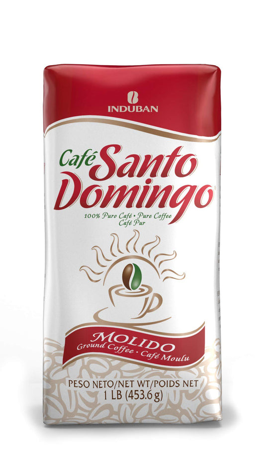 Product image of Café Santo Domingo INDUBAN Ground Coffee Bag Product from the Dominican Republic 16 oz 16 oz