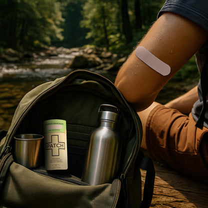 Product image of PATCH Natural Bamboo Adhesive Bandages Hypoallergenic for Sensitive Skin Biodegradable Latex Free Plastic