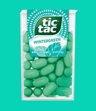 Product image of Wintergreen Wintergreen Flavored Mints Tub Low Calorie 1 oz 1 oz Pack of 6
