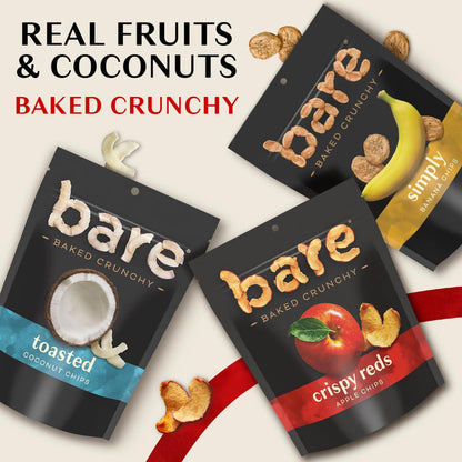 Product image of Bare Baked Crunchy Medleys Apple Strawberry Fruit Snack Mix Single Serve Bags 1.6 oz 1.6 oz Pack of 6