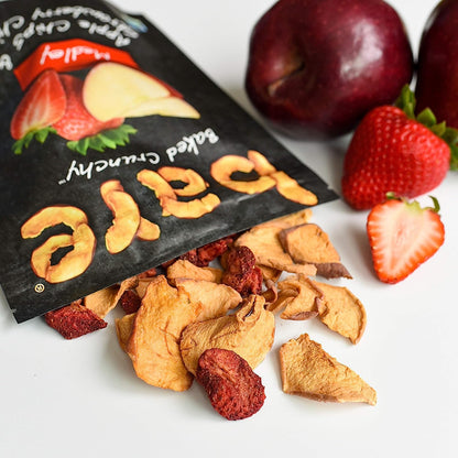 Product image of Bare Baked Crunchy Medleys Apple Strawberry Fruit Snack Mix Single Serve Bags 1.6 oz 1.6 oz Pack of 6