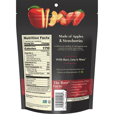 Product image of Bare Baked Crunchy Medleys Apple Strawberry Fruit Snack Mix Single Serve Bags 1.6 oz 1.6 oz Pack of 6