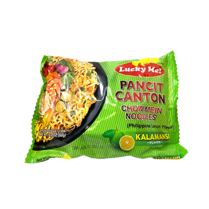 Product image of Lucky Me! Pancit Canton Kalamansi Citrus Flavor Instant Chow Mein Noodles Pack of 15