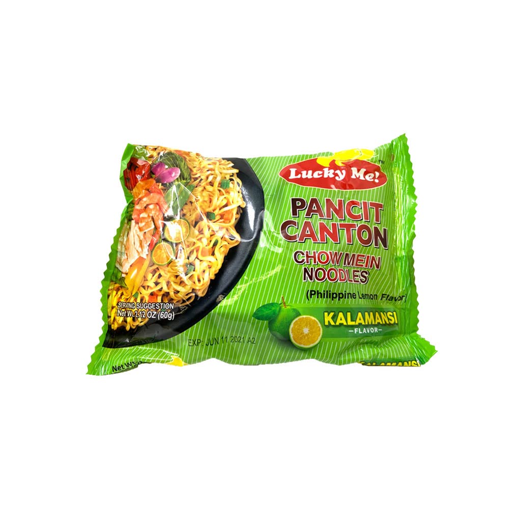 Product image of Lucky Me! Pancit Canton Kalamansi Citrus Flavor Instant Chow Mein Noodles Pack of 15