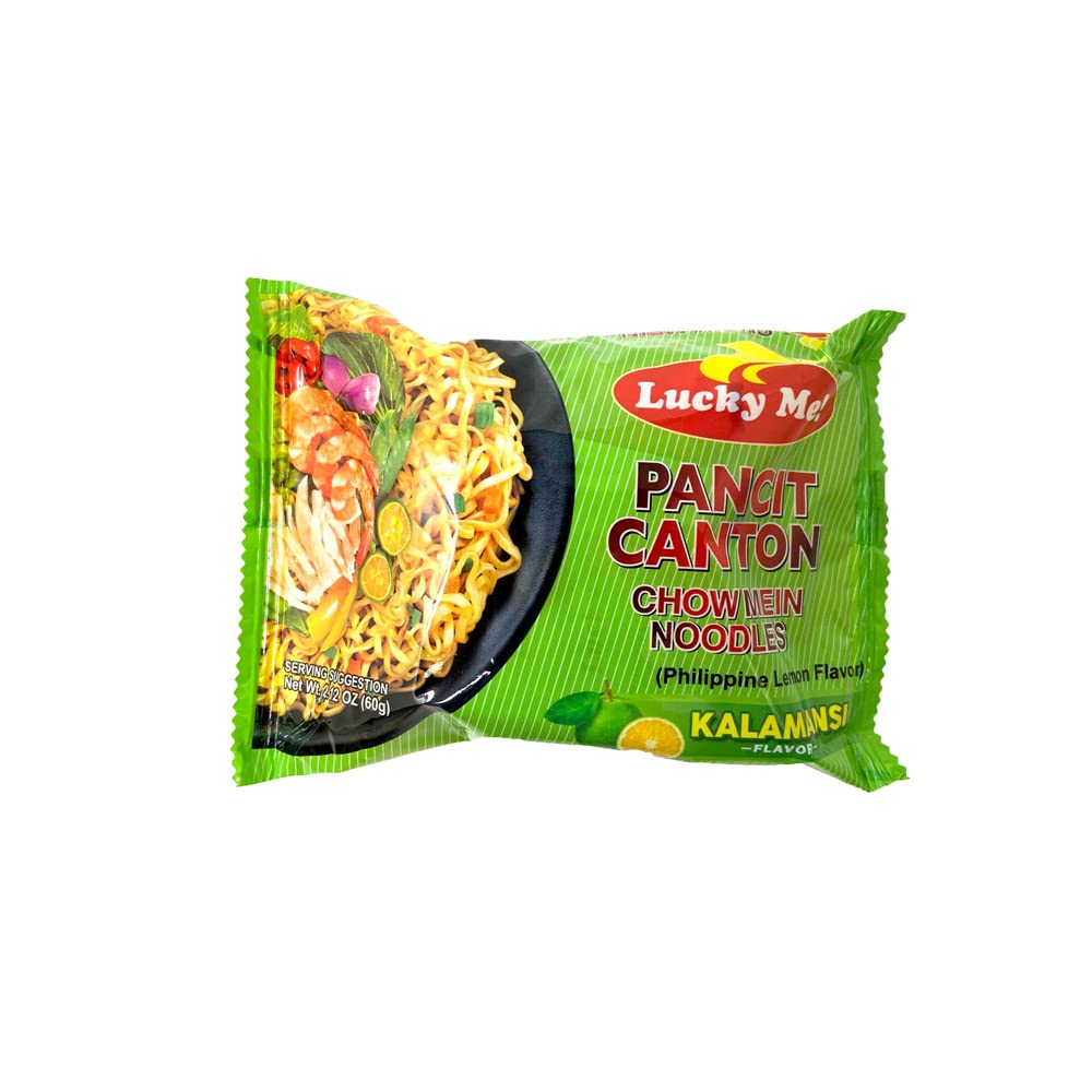 Product image of Lucky Me! Pancit Canton Kalamansi Citrus Flavor Instant Chow Mein Noodles Pack of 15