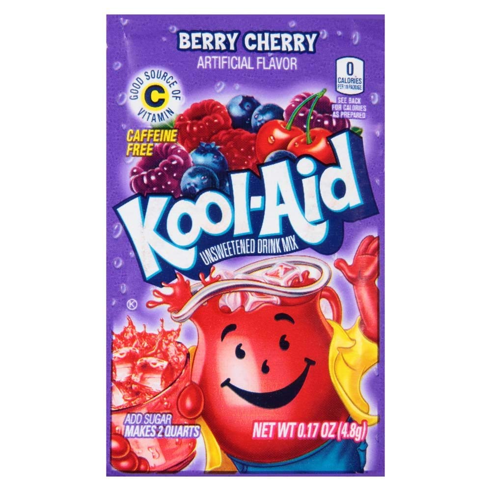 Product image of Kool-Aid Twists Blastin' Berry Cherry Unsweetened Soft Drink Mix Pack of 16