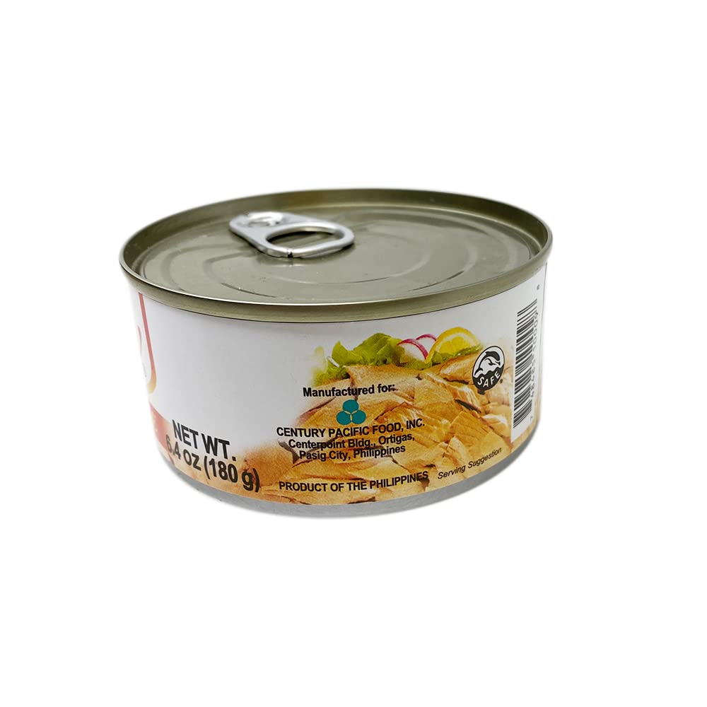 Product image of Century Tuna Hot and Spicy Flaked Light Tuna in Oil High in Protein Rich in Omega 3 DHA Canned Tuna 4.9 oz