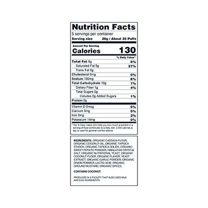 Product image of LesserEvil "No Cheese" Cheesiness Organic Paleo Puffs No Artificial Ingredients Grain Free Vegan Bags 5 oz 5