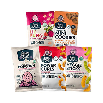 Product image of LesserEvil "No Cheese" Cheesiness Organic Paleo Puffs No Artificial Ingredients Grain Free Vegan Bags 5 oz 5