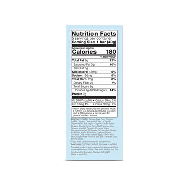 Product image of Pamela's Products Whenever Bars Oat Chocolate Chip Coconut Gluten-Free Snack Bars 5 ct Pack of 3