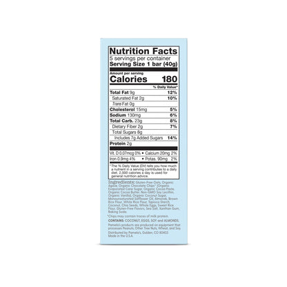 Product image of Pamela's Products Whenever Bars Oat Chocolate Chip Coconut Gluten-Free Snack Bars 5 ct Pack of 3