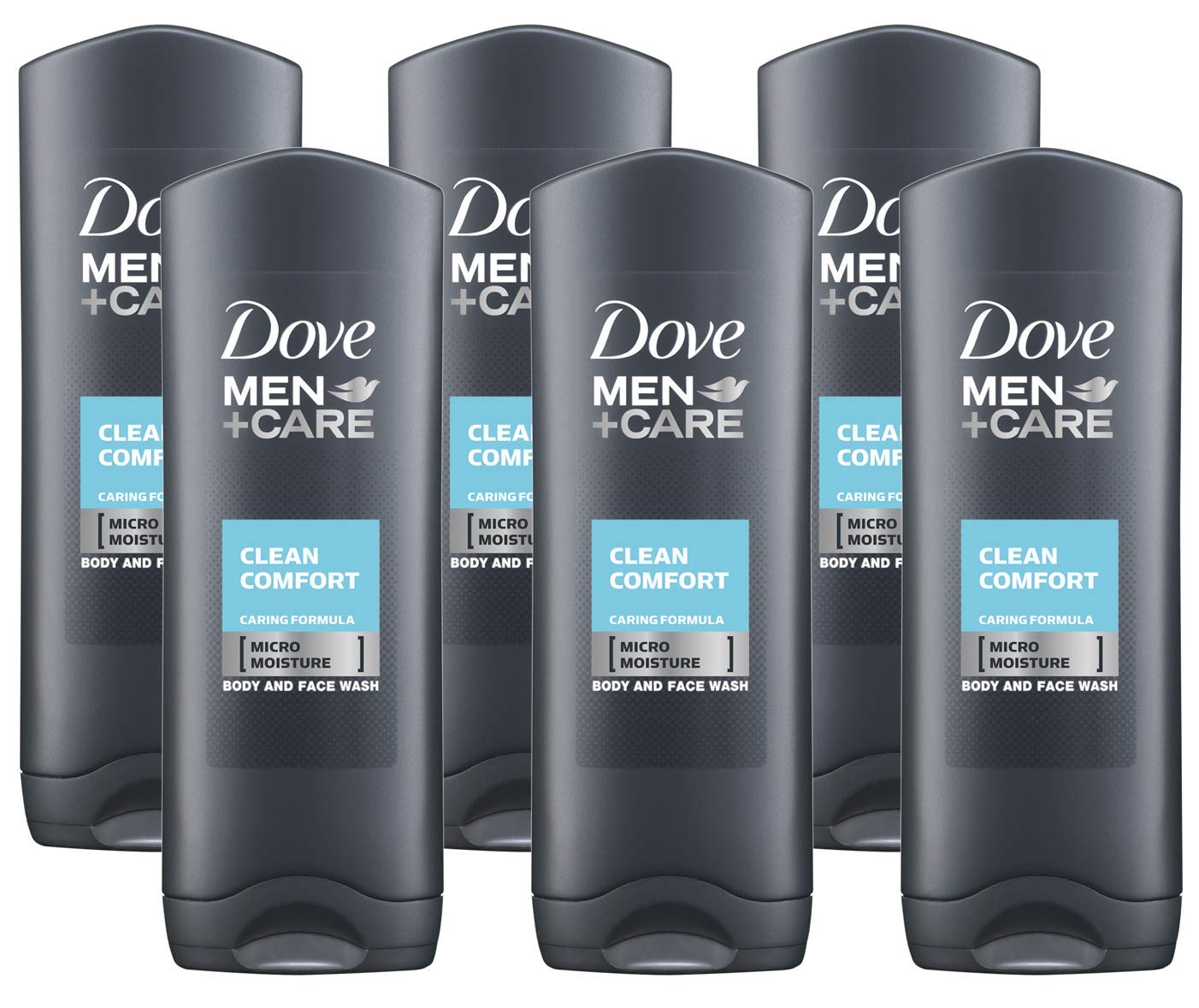 Product image of Dove Men Care Body and Face Wash Clean Comfort Case Made in Germany 13.5 fl oz 13.5 fl oz Pack of 6