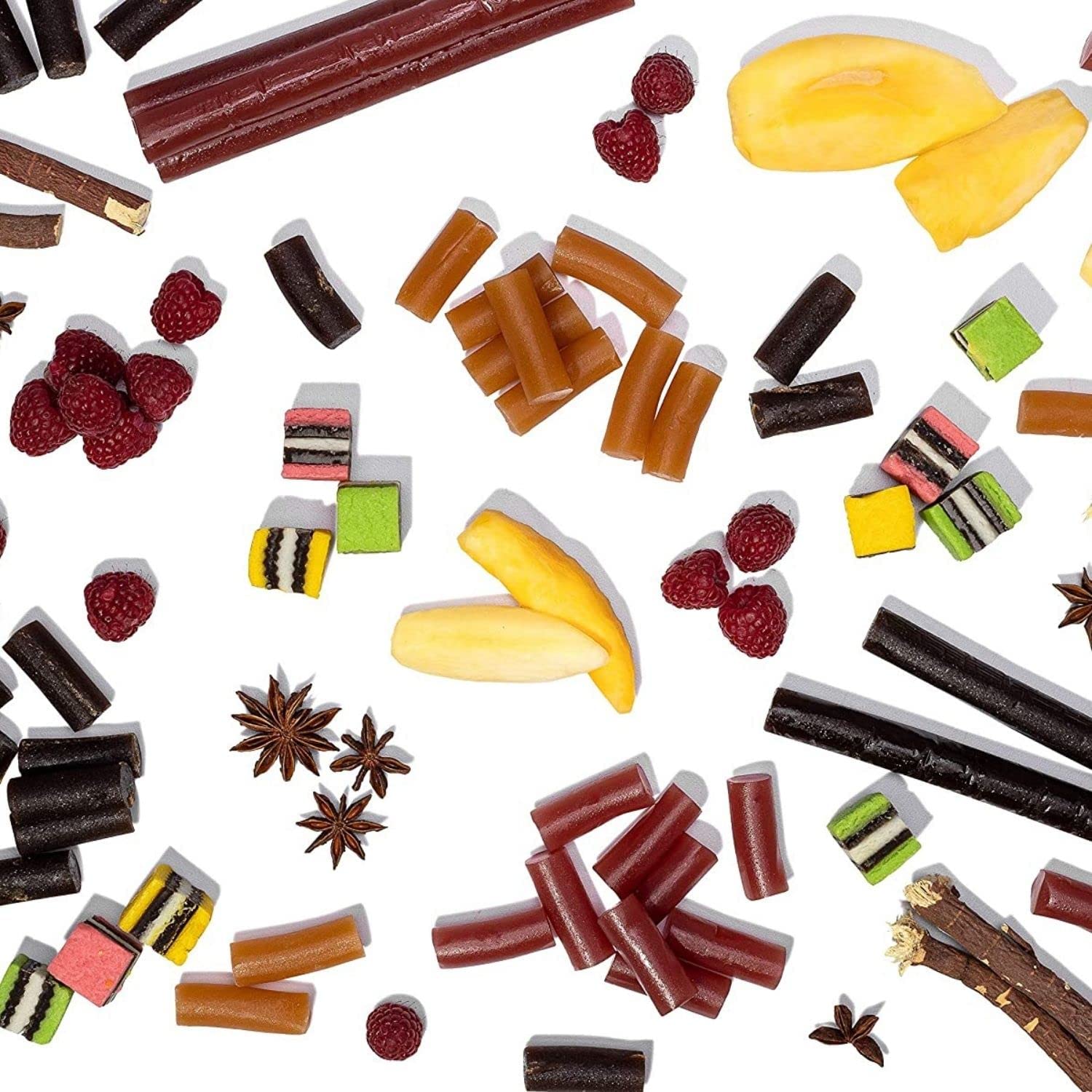 Product image of RJ's Licorice Soft Australian Licorice Raspberry Flavor Non-GMO Plant Based Soft and Chewy Candy Made in