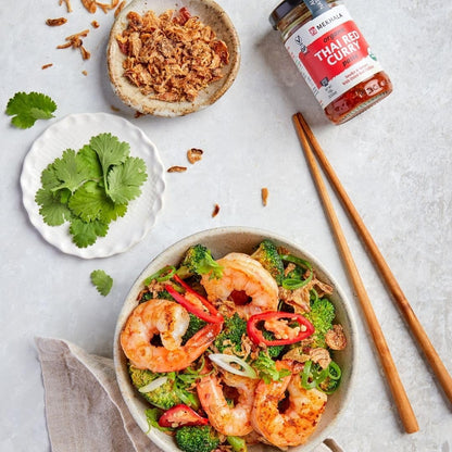 Product image of Mekhala Organic Thai Red Curry Paste Vegan Gluten-Free No Added Sugar Hot Each 3.5 oz 3.5 oz Pack of 3