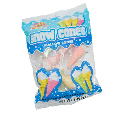 Product image of Albert's Snow Cones Mallow Cones Halloween Candy Individually Wrapped Assorted Colors 1.41 oz 1.41 oz