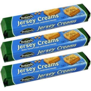 Product image of Bolands Jersey Creams Irish Butter Flavored Cream Filled Biscuits per bag 4.41 oz 4.41 oz Pack of 3