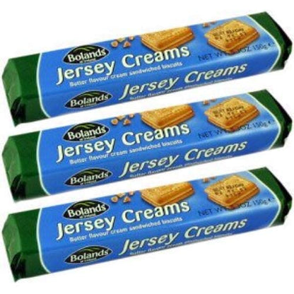 Product image of Bolands Jersey Creams Irish Butter Flavored Cream Filled Biscuits per bag 4.41 oz 4.41 oz Pack of 3