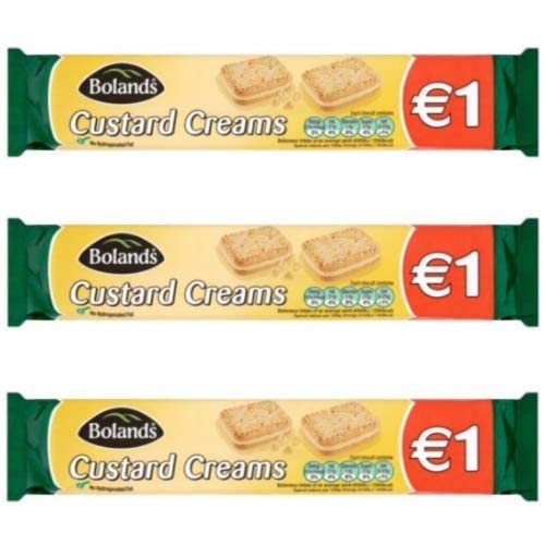 Product image of Bolands Custard Creams Cookie per pack 4.41 oz 4.41 oz Pack of 3