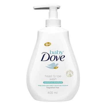 Product image of Dove Baby Head to Toe Body Wash Sensitive Moisture 13.53 fl oz 13.53 fl oz Pack of 6