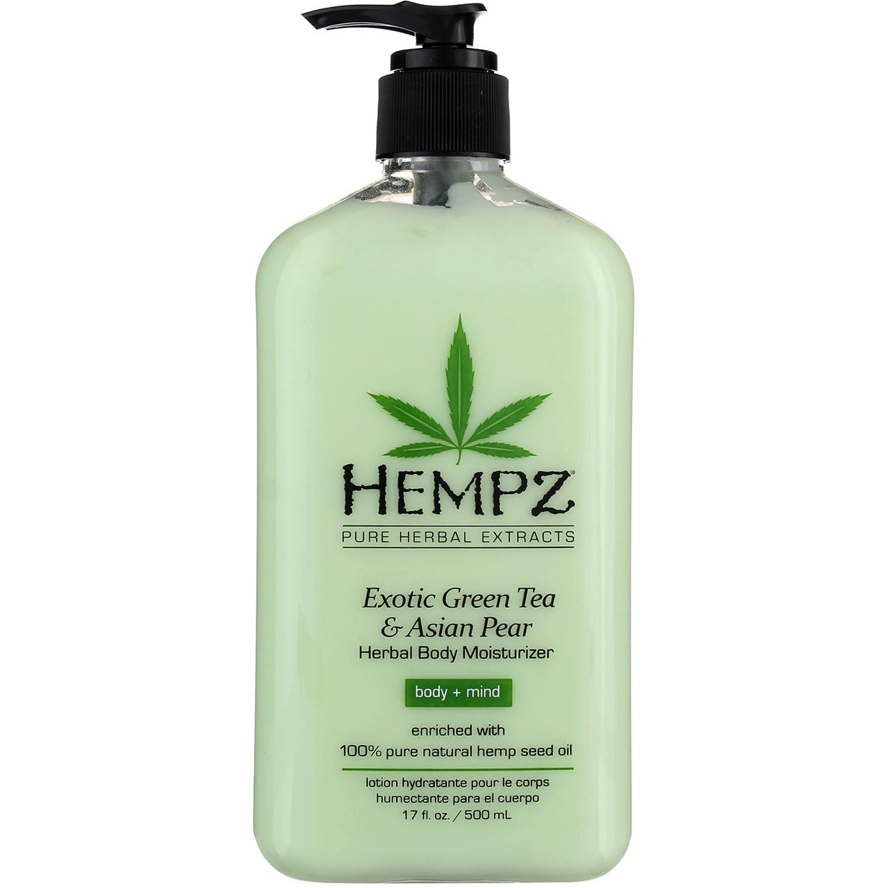 Product image of Hempz Body Moisturizer Green Tea and Asian Pear 17 oz Pump 16.91 fl oz 17 oz Pack of 2