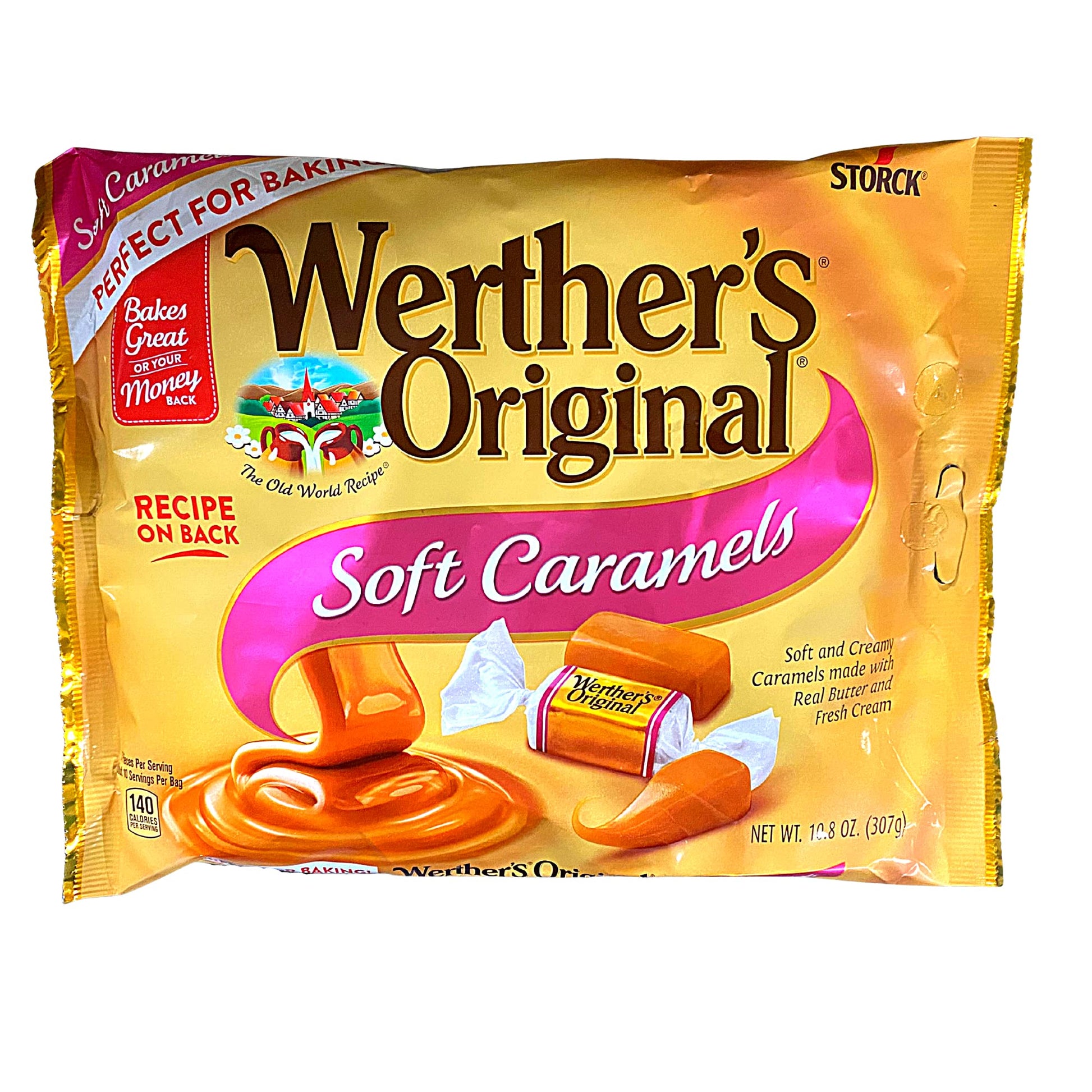 Product image of Werther's Original Soft Caramels 10.8 oz Bag Individually Wrapped Candy 10.83 oz 10.8 oz