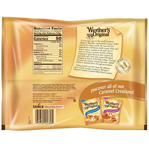 Product image of Werther's Original Creamy Caramel Filled Candy Bag 12 oz 12 oz