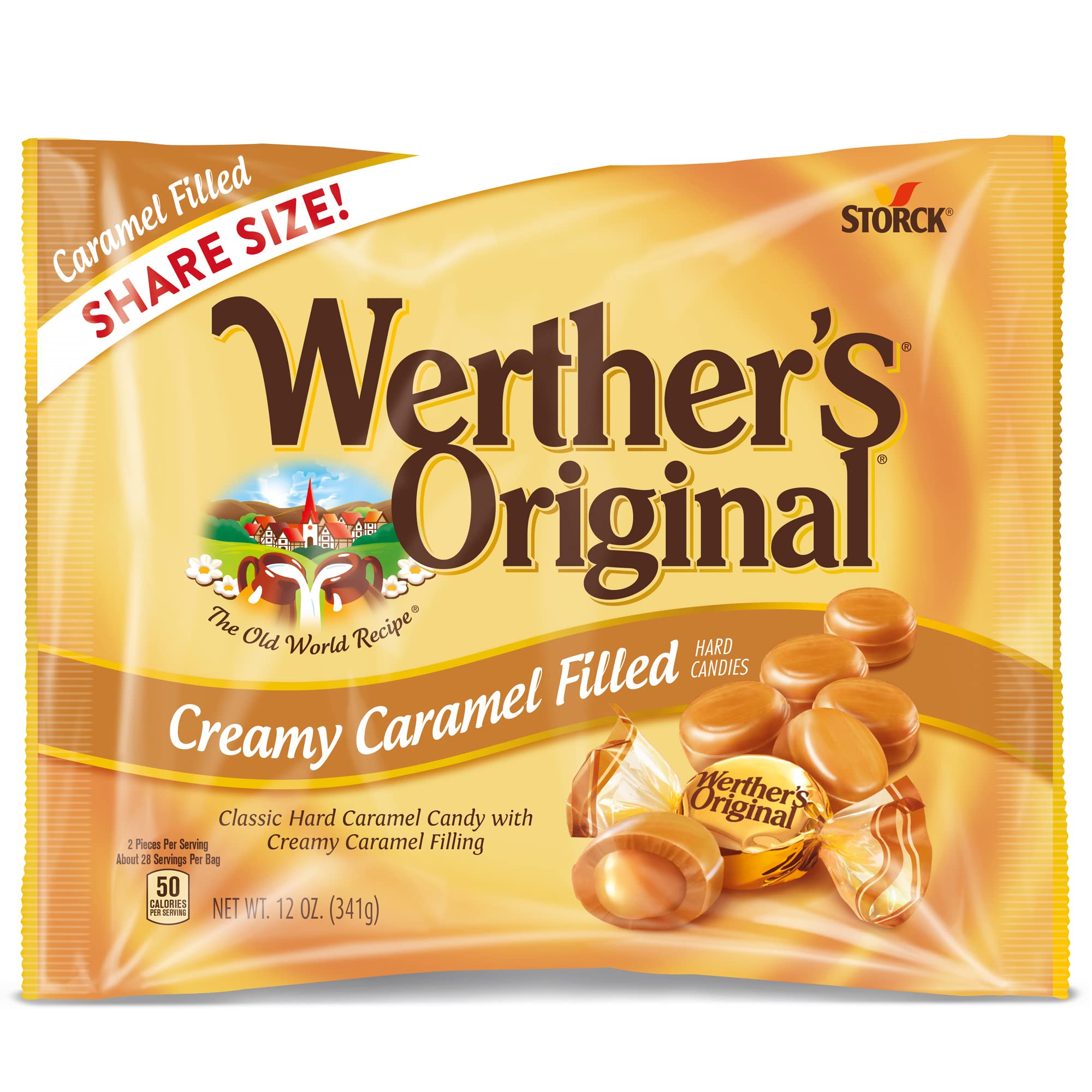 Product image of Werther's Original Creamy Caramel Filled Candy Bag 12 oz 12 oz