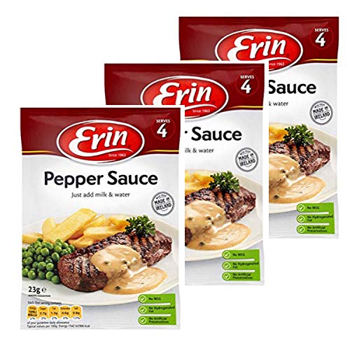 Product image of Erin Pepper Sauce Irish Peppercorn Sauce per Bag 0.81 oz 0.81 oz Pack of 3