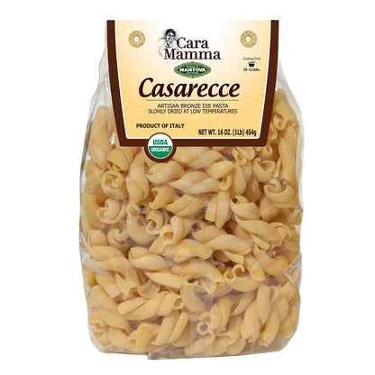 Product image of Mantova Organic Italian Specialty Pasta Caserecce Artisan Non-GMO Vegan Imported from Italy 1 lb Pack of 2