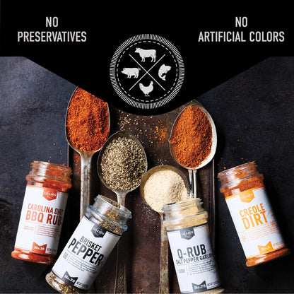 Product image of Lillie's Q BBQ Rub Salt-Based All-Purpose Barbeque Seasoning Garlic and Black Pepper 7.9 oz 7.9 oz Pack of 2