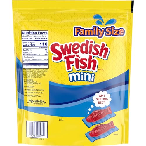 Product image of Swedish Fish Mini Soft and Chewy Candy Family Size 1.8 lb