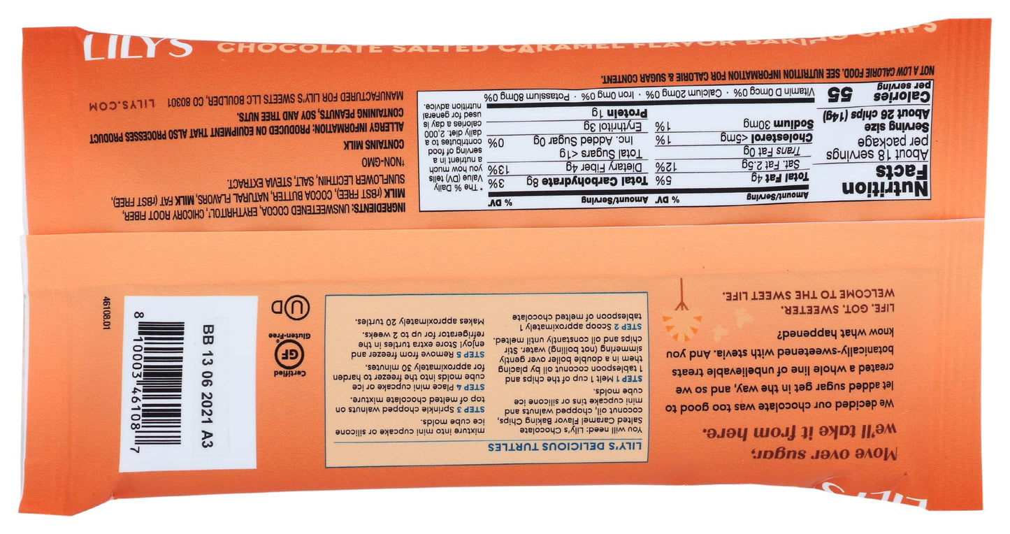 Product image of Lily's Chocolate Baking Chips Salted Caramel Flavor 9 oz 9 oz