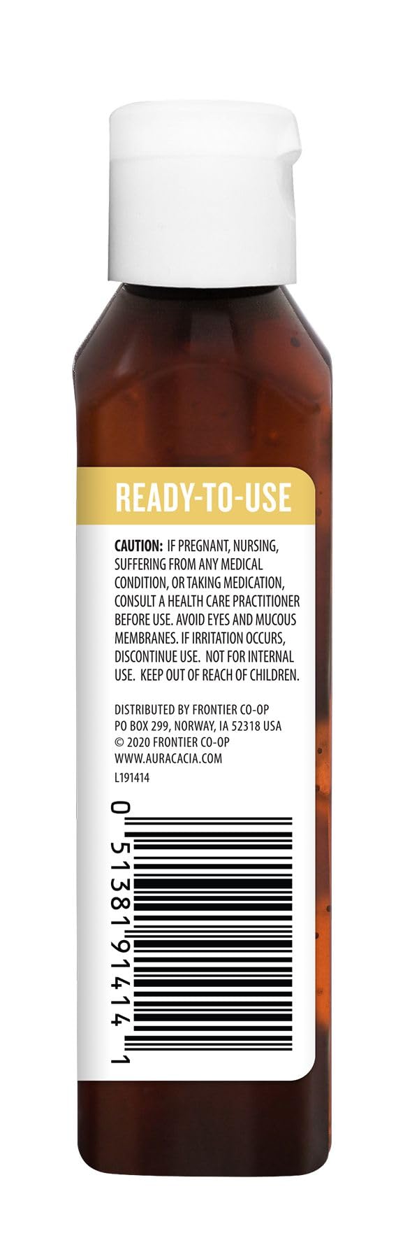 Product image of Aura Cacia Frankincense Essential Oil Ready-to-Use in Fractionated Coconut Oil GC/MS Tested for Purity 4 fl.