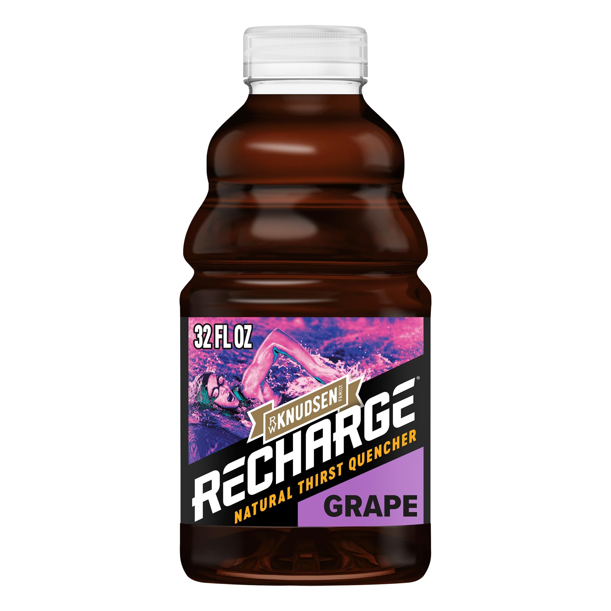 Product image of R.W. Knudsen Recharge Grape Sports Drink Electrolytes 32 fl oz 32 fl oz Pack of 6