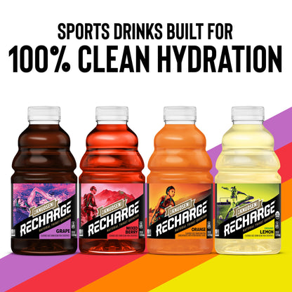 Product image of R.W. Knudsen Recharge Grape Sports Drink Electrolytes 32 fl oz 32 fl oz Pack of 6