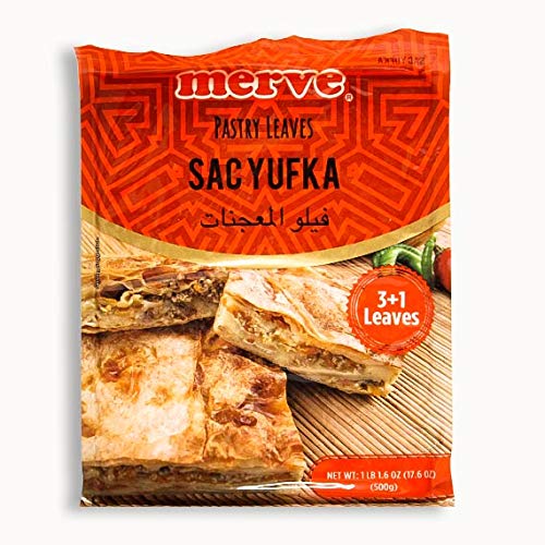 Product image of Merve Turkish Pastry Leaves Sac Yufka 3+1 Leaves 17.64 oz 17.64 oz