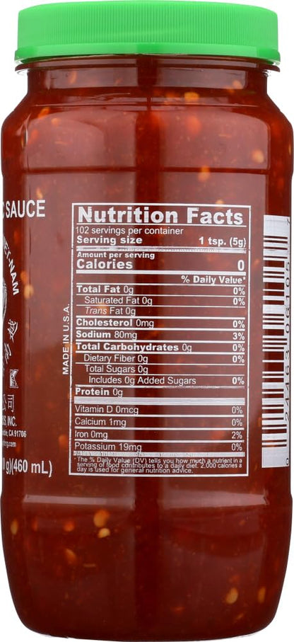 Product image of Huy Fong Chili Garlic Sauce 18 oz 18 oz Pack of 4