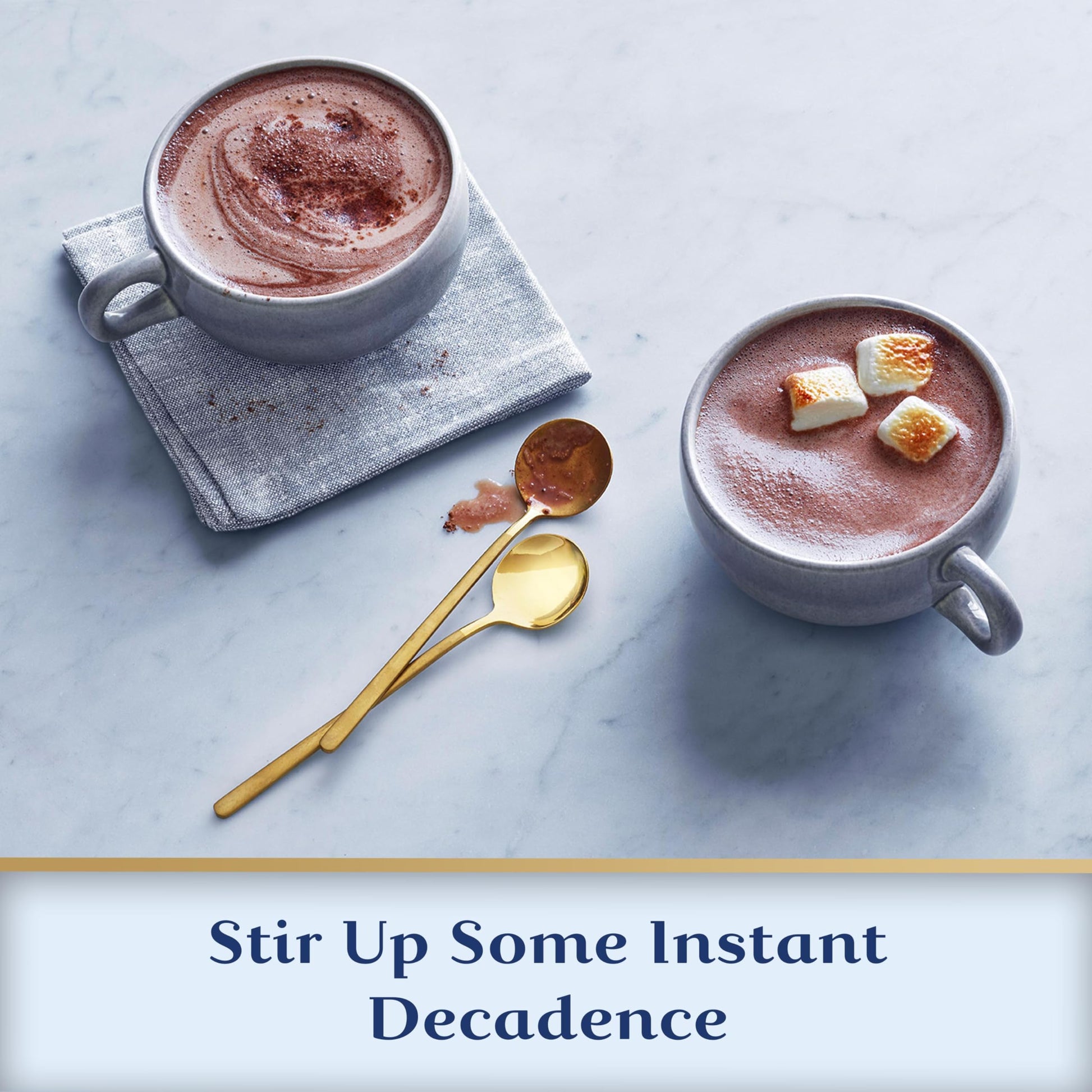Product image of Ghirardelli Double Chocolate Hot Cocoa Mix Bag 10.5 oz 10.5 oz Pack of 6