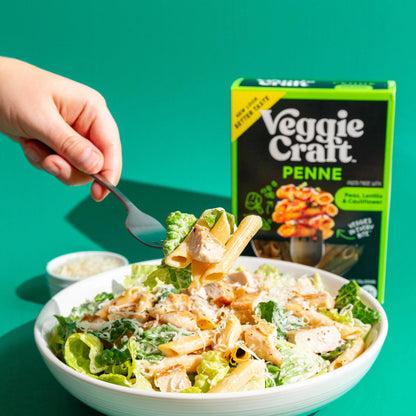 Product image of Veggiecraft Farms Penne Pasta Cauliflower Lentil Peas Low Carb High Protein Gluten Free Plant Based High