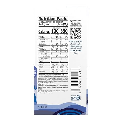 Product image of Lily's Cookies and Creme White Chocolate Style Bar No Sugar Added 2.8 oz 2.8 oz