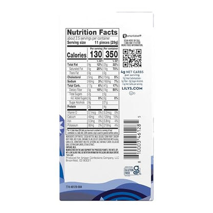 Product image of Lily's Cookies and Creme White Chocolate Style Bar No Sugar Added 2.8 oz 2.8 oz