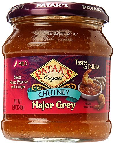 Product image of Patak's Major Grey Chutney Mango Ginger and Spices No Artificial Flavors or Colors Gluten Free Vegetarian