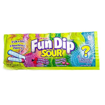 Product image of All City Candy Lik-M-Aid Sour Fun Dip Packet Packets 1.4 oz 1.4 oz Pack of 24