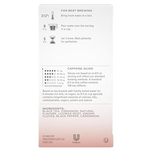 Product image of TAZO Pumpkin Spice Chai Black Tea Bags Moderate Caffeinated Tea 20 ct Tea Bags 20 Count