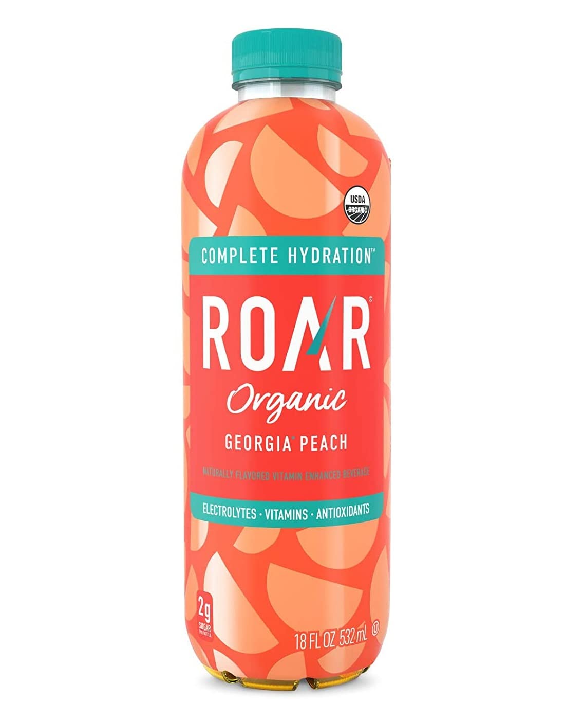 ROAR Organic Electrolyte Drink 8 Pack Low Sugar Coconut Water 4 Flavors Post Workout Hydration with Antioxidants B Vitamins