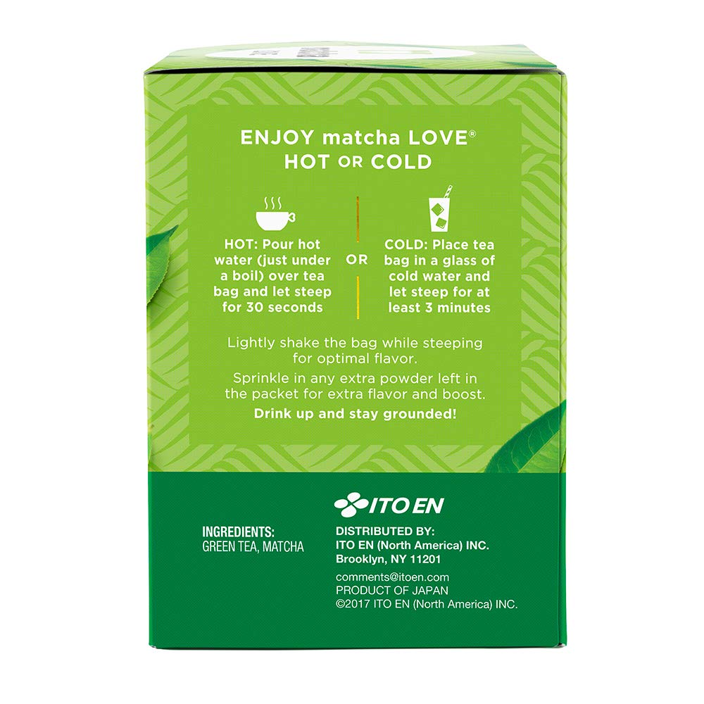 Product image of matcha LOVE Japanese Matcha + Green Tea 10 Premium Tea Bags Pack of 6