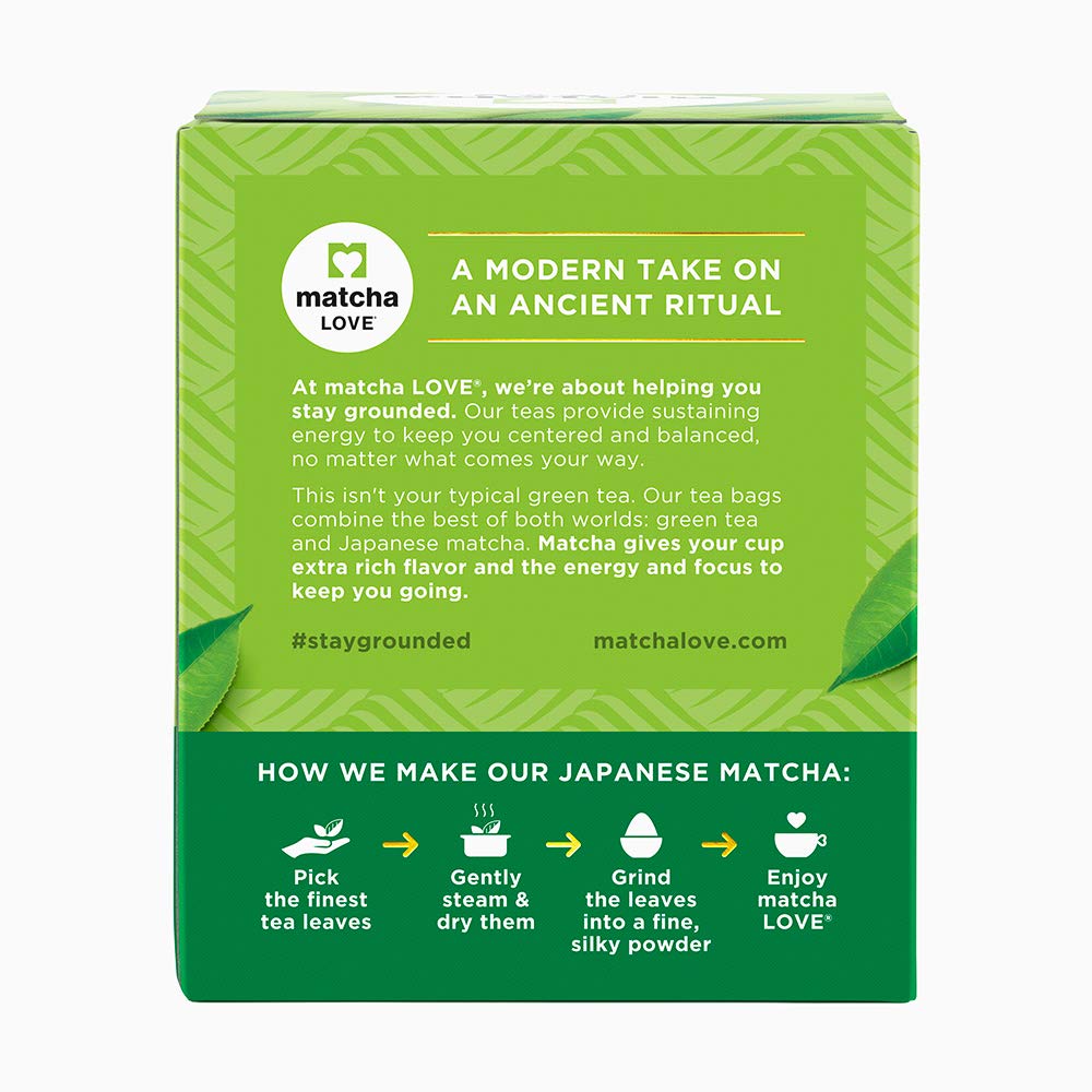 Product image of matcha LOVE Japanese Matcha + Green Tea 10 Premium Tea Bags Pack of 6