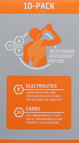 Product image of Gatorade G Powder Orange 1.23 oz 10 ct 1.23 oz 10 Count